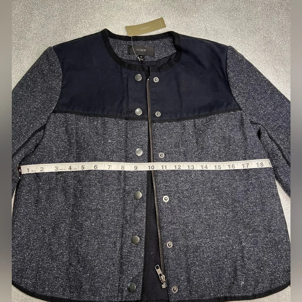 J.Crew Women's‎ Black and Gray Jacket